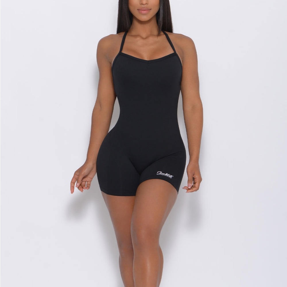 Black Sculpt Shorts Bodysuit